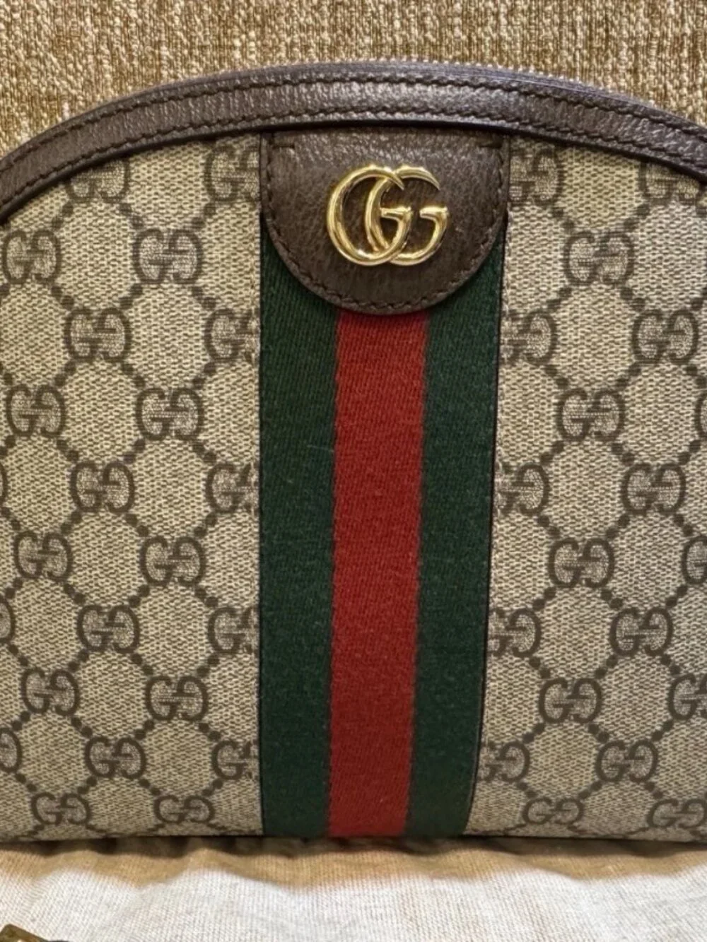 GUCCI OPHIDIA GG Small Dome Shoulder Bag
